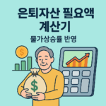 은퇴자산 필요액 계산기_물가상승률 반영