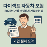 다이렉트 자동차 보험 [6부(완결)] – 2025년 최저가 보장 받는 가입…