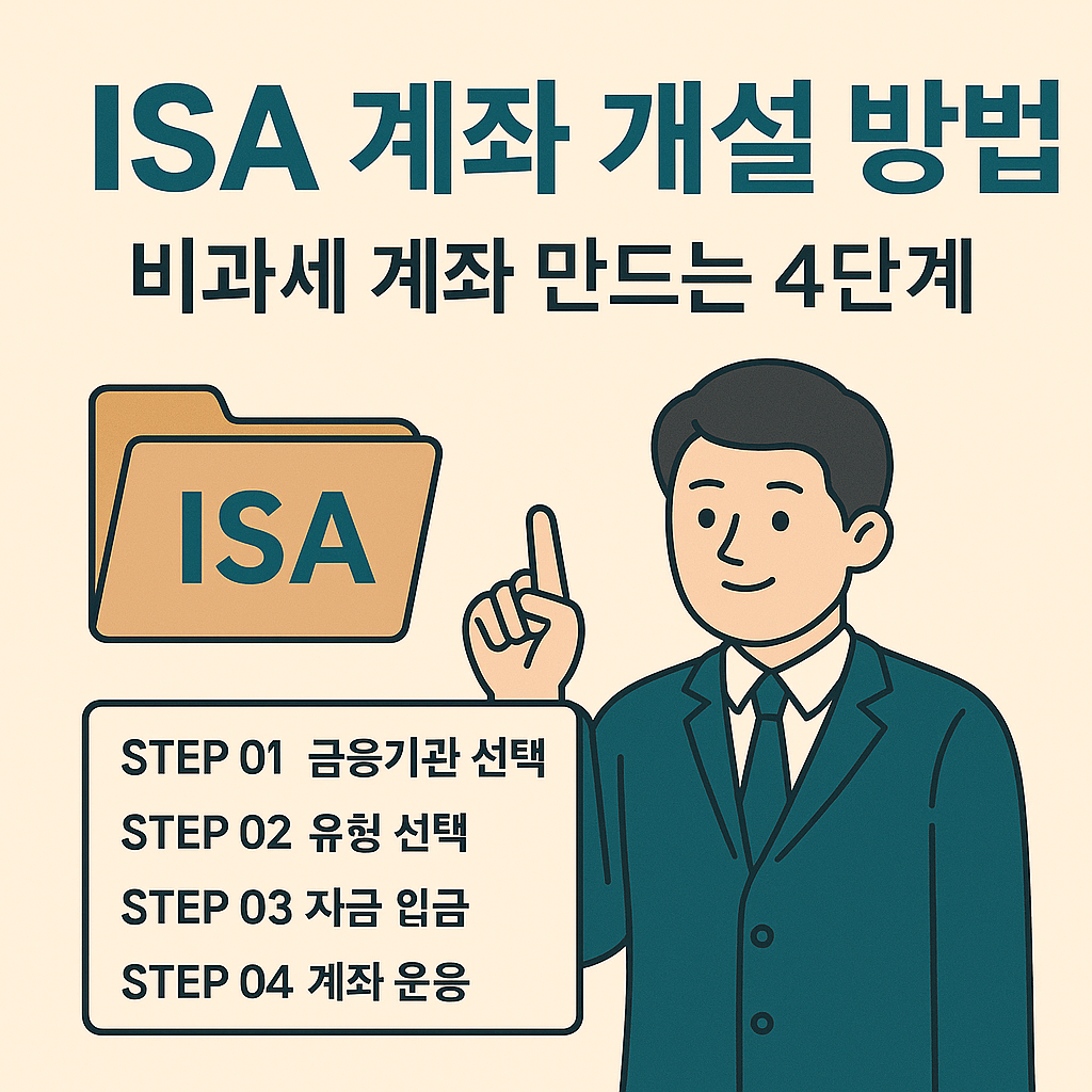 ISA 계좌 개설 방법과 절세 혜택 비교 이미지