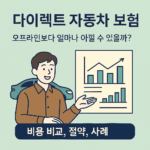 다이렉트 자동차 보험 [4부] – 오프라인 대비 얼마나 아끼나?