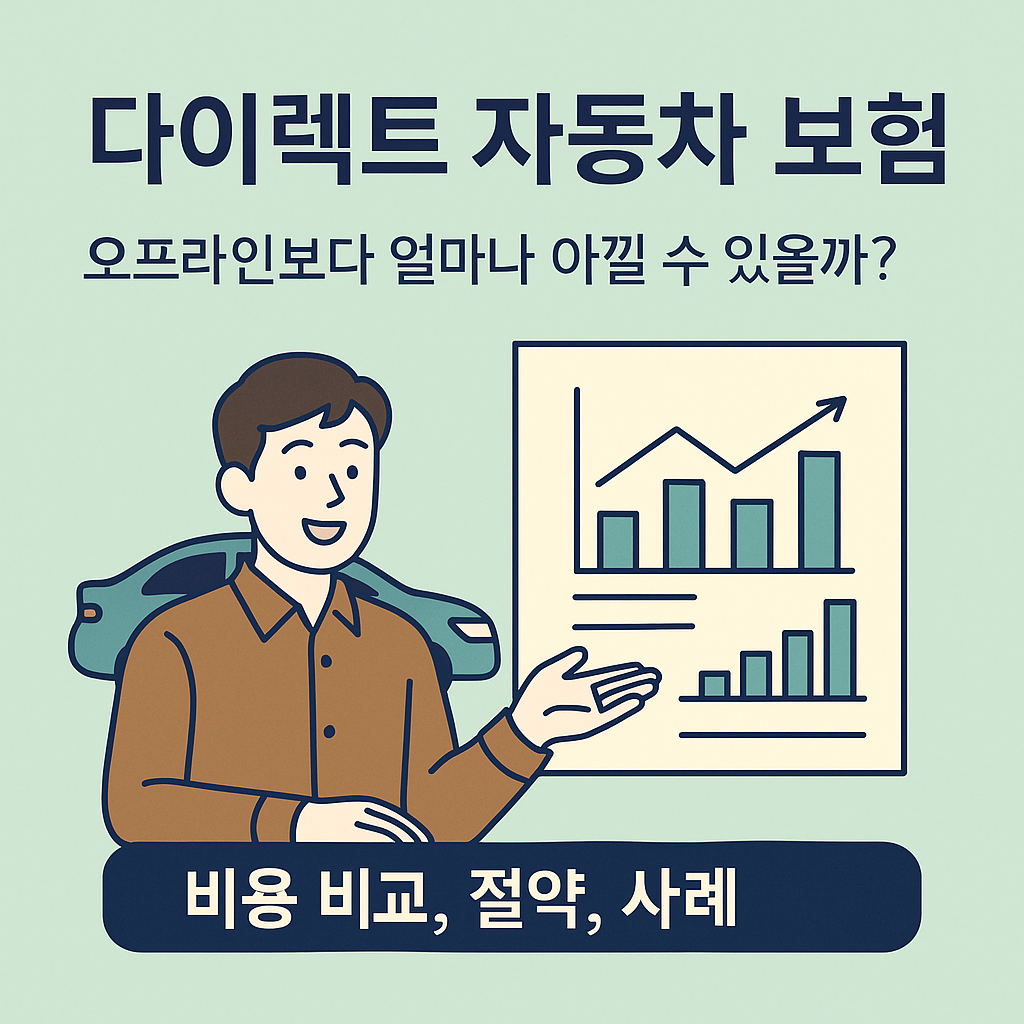 다이렉트 자동차 보험 [4부] – 오프라인 대비 얼마나 아끼나?