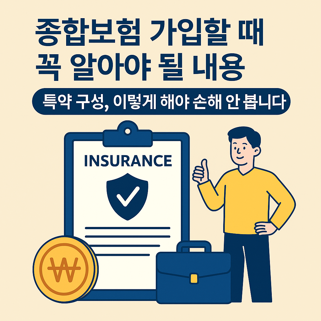 종합보험 가입 할 때 꼭…