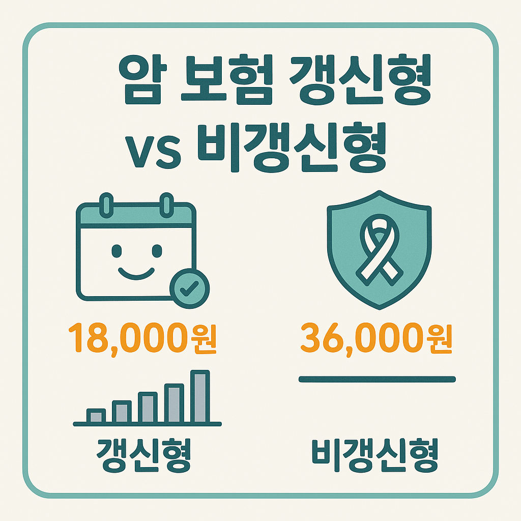 암 보험 갱신형 vs 비갱신형 [1부] – 어떤 선택이 유리할까?