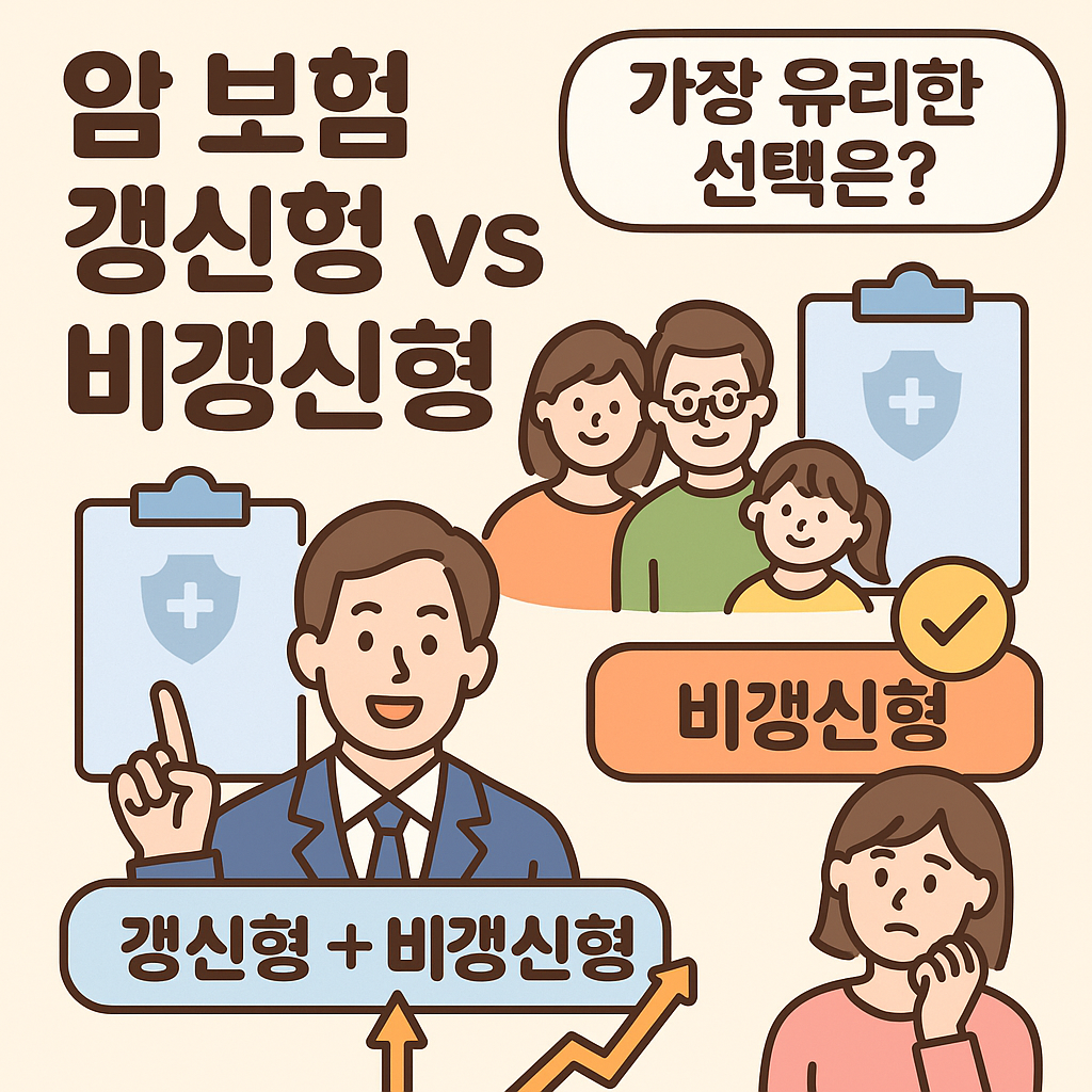 암 보험 갱신형 vs 비갱신형 [3부(완결)] – 가장 유리한 선택은?